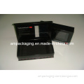with EVA Foam Tableware Packaging Magnetic Black Paper Box